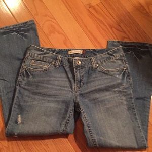 Jean Bootcut Aéropostale Femme Taille 1/2 - Poches Stylées, état Très Bon